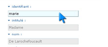 modifier compte