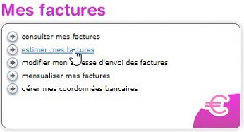 sélection de contrat