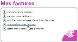 sélection de contrat